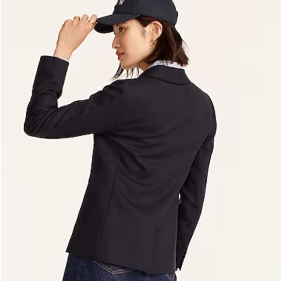 NEW JCREW Parke blazer in wool flannel Size 00 - Picture 6 of 7